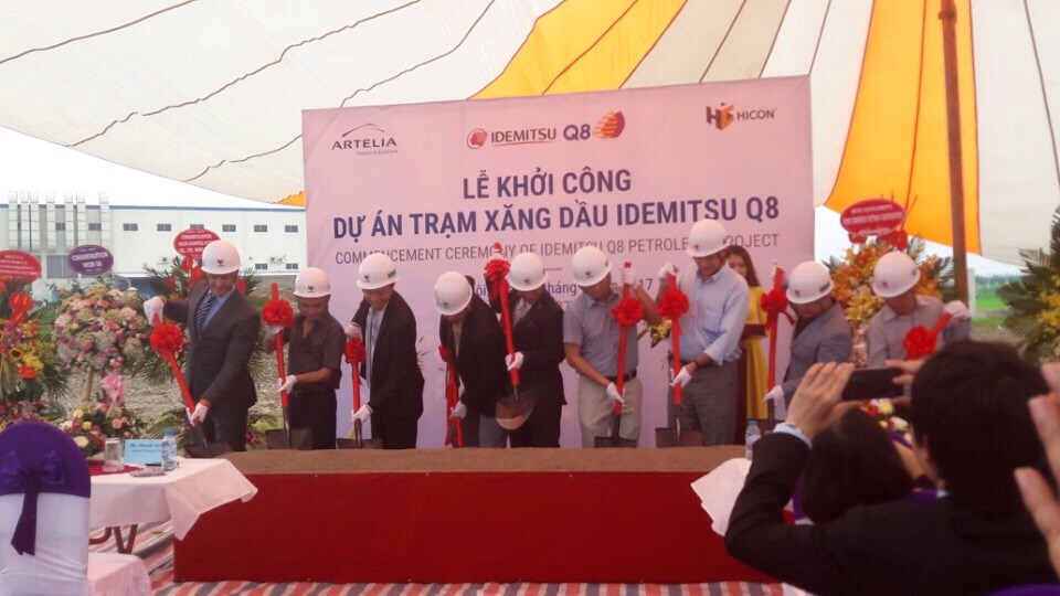 The Commencement Ceremony of Idemitsu Q8 Petroleum Project