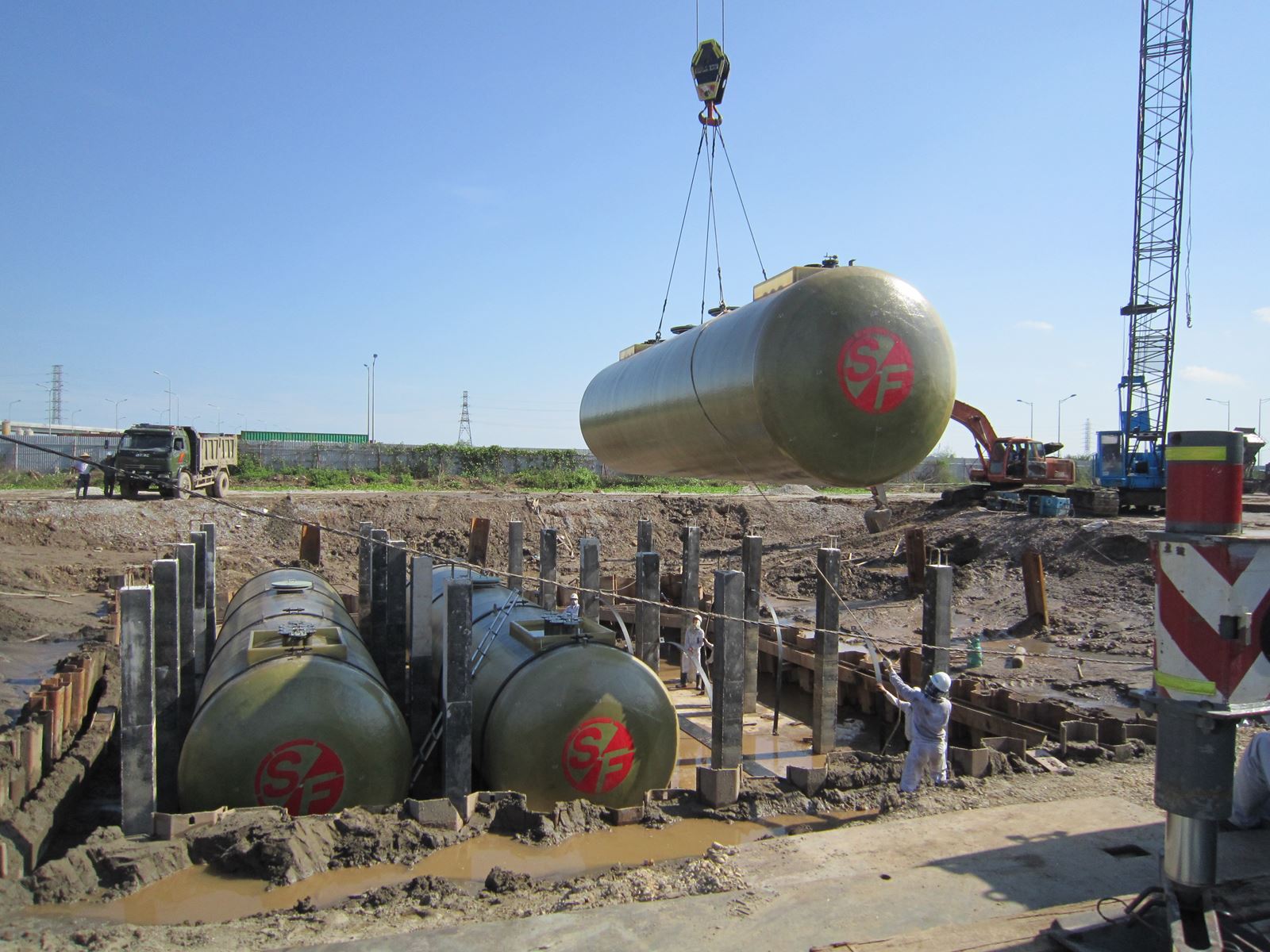 S&F DOUBLE-WALL TANK INSTALLATION