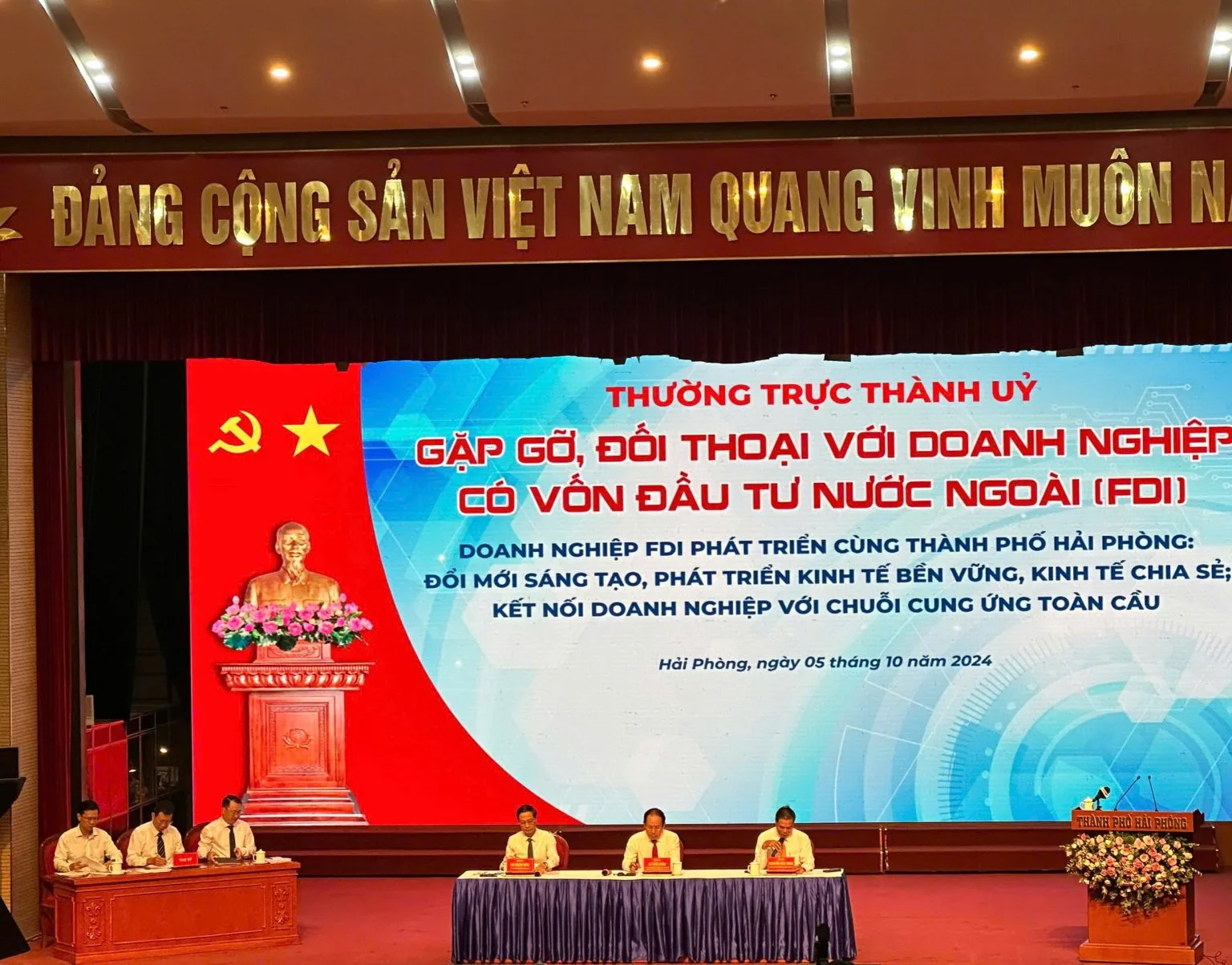 GẶP GỠ, ĐỐI THOẠI VỚI DOANH NGHIỆP FDI NĂM 2024.